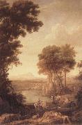 Claude Lorrain Moses Rescued from the Waters painting